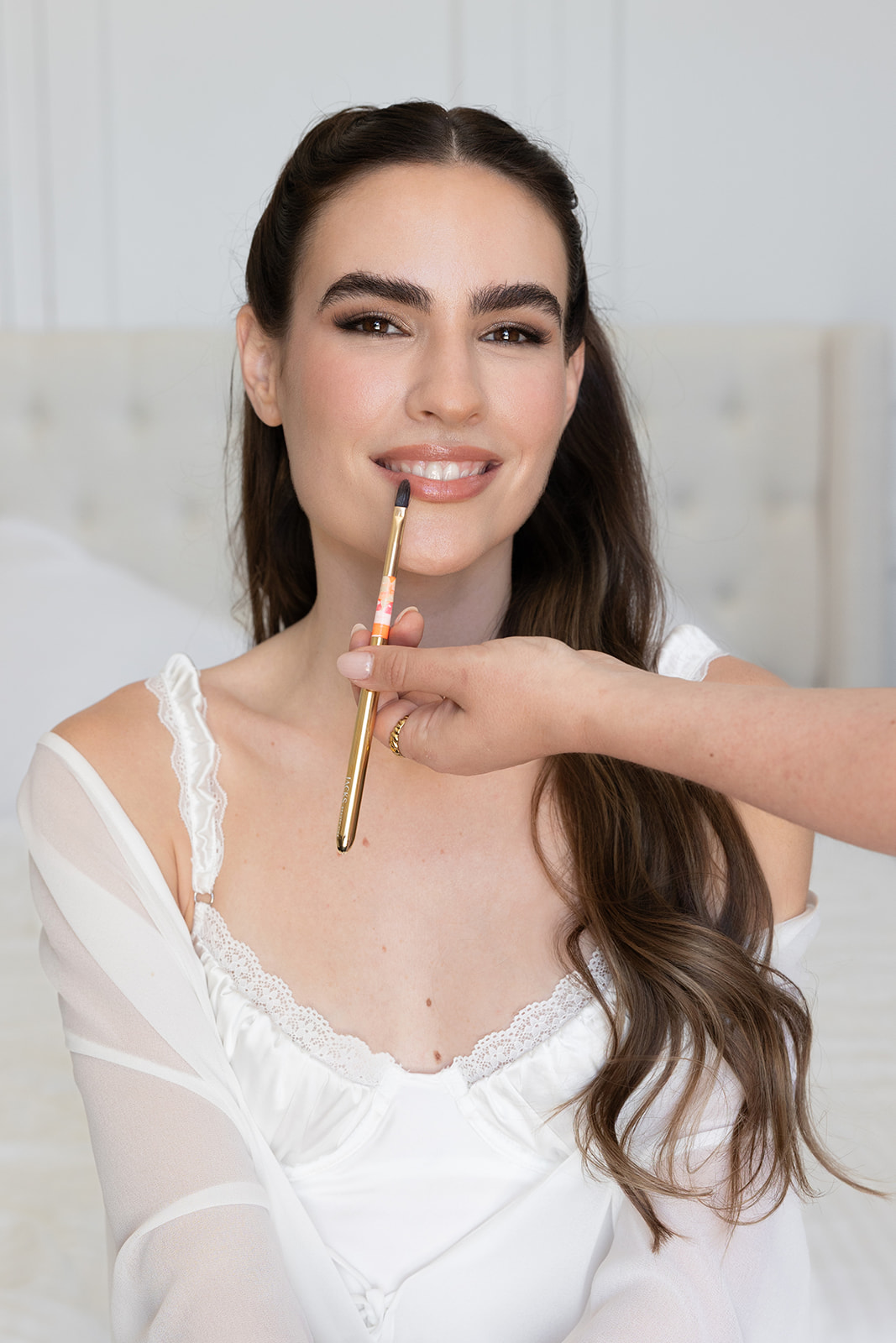 Brautfrisur Brautmake-up natürlich bridalhair bridal makeup berlin