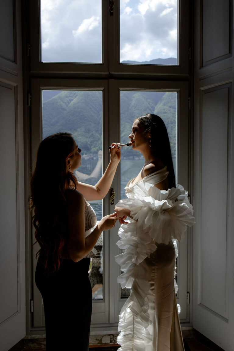 Make-up Artist Destination Wedding Italy Villa Balbiano